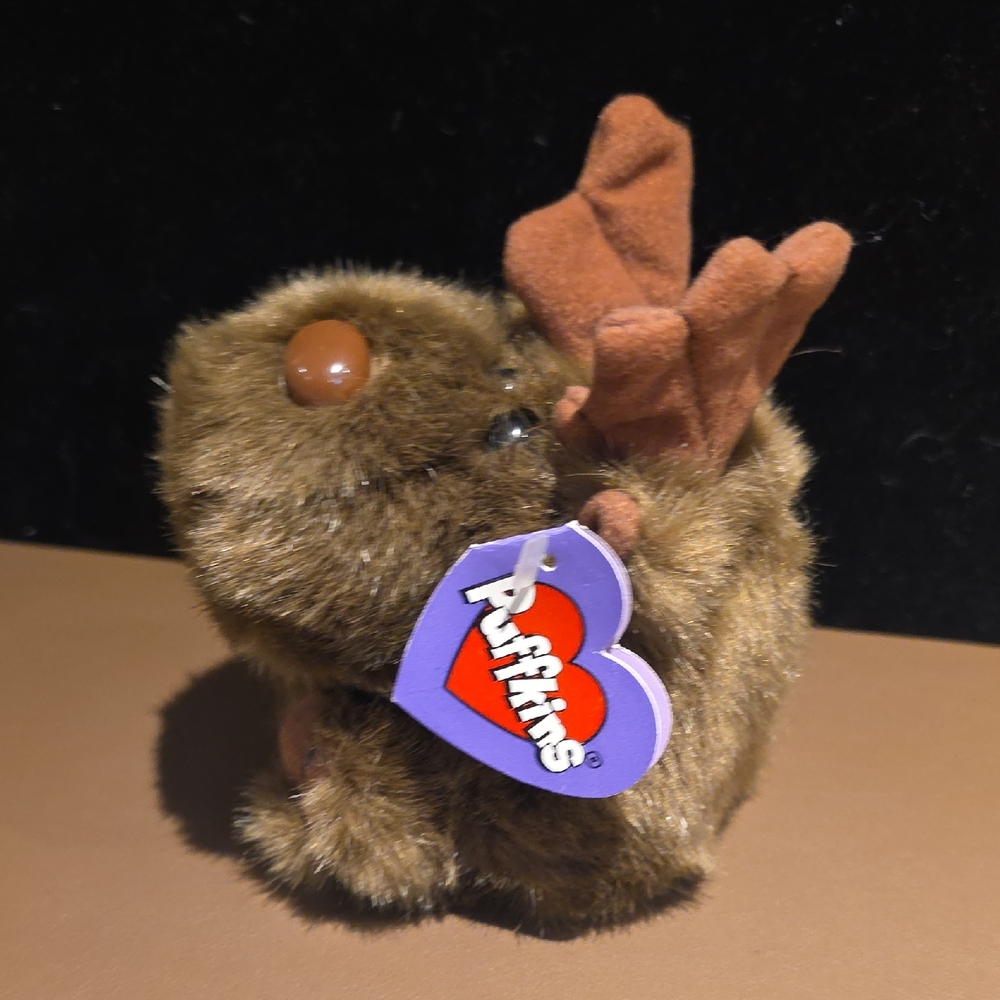 Plush Moose Toy for Small Pets - Brown
